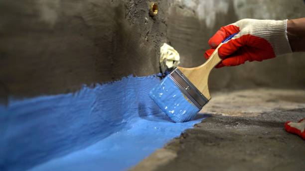 Commercial Vapor Barrier Installation project at a Versailles, KY business property by SJ Waterproofing Pros